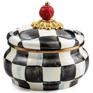MACKENZIE+CHILDS Courtly Check Squashed Pot